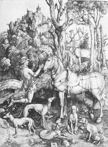 St Eustace — Albrecht Dürer