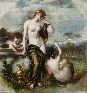 Venus And Her Doves — William Etty