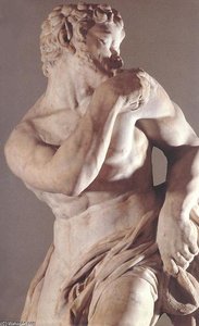 The Faun (detail) — Pierre Puget
