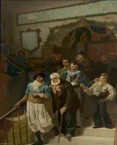 Friends In Adversity, Christmas Day At The Dreadnought Hospital, Greenwich (coming Down To Dinner) — John Charles Dollman