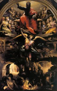 St. Michael Scaccia And The Rebel Angels — Domenico Di Pace Beccafumi
