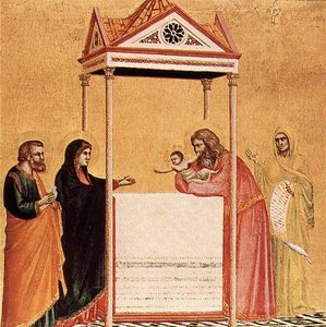 A Apresentação Do Menino Jesus Ao Templo — Giotto Di Bondone