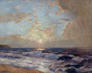 Sunset Cornish Coast — Albert Julius Olsson