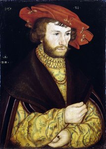 Porträt Eines Jungen Mannes — Lucas Cranach Der Ältere