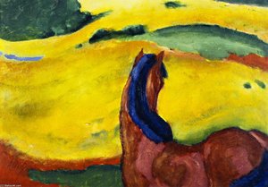 Horse In A Landscape — Franz Marc