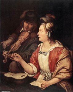 The Music Lesson — Frans Van Mieris