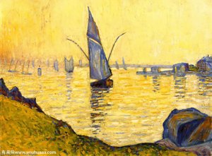 Concarneau (study) — Paul Signac