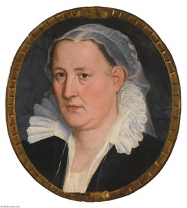 Portrait Of A Lady, Head And Shoulders — Bartolomeo Passerotti
