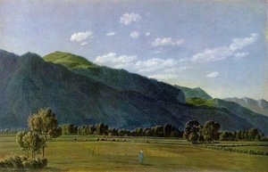 Look To The Valley Of Kreuth — Wilhelm Von Kobell