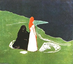 Femmes Au Bord De La Rivière — Edvard Munch