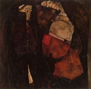 Femme Enceinte Et La Mort 1911 — Egon Schiele