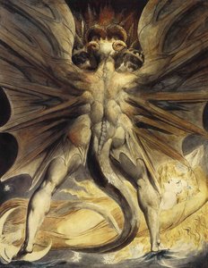 Dragonul Roșu Și Femeia Îmbrăcată În Soare — William Blake