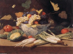 Still-life With Vegetables — Jan Van Kessel