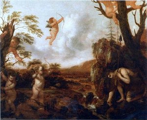 Narcissus Looking At Himself In The Water — Nicolas Colombel