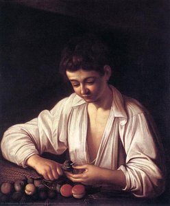 Fanciullo Che Monda Un Pomo — Caravage