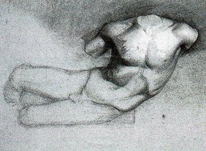 Study Of Male Torso — Mariano Fortuny