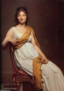 Portrait Of Madame Raymond De Verninac — Jacques-louis David