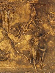 Cain And Abel (detail) — Lorenzo Ghiberti