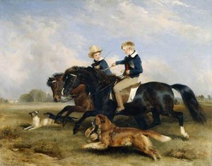 Il Nobile E. S. Russell E Suo Fratello — Sir Edwin Henry Landseer
