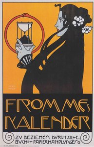 Poster For Fromme's Calendar — Koloman Moser