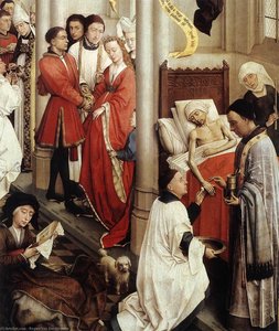 Das Altarpiece Mit Sieben Sakramenten (detail) — Rogier Van Der Weyden