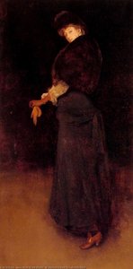 Arrangement En Noir : La Dame En Jaune — James Abbott Mcneill Whistler