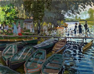 Bathers At La Grenouillere — Claude Monet