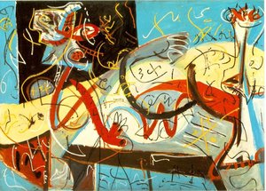 Stenografische Figur — Jackson Pollock