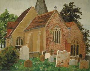 Herstmonceux Church, Hailsham, East Sussex — Cedric Morris