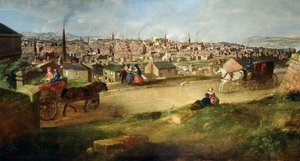 View Of Sheffield From Shrewsbury Road — William Cowen