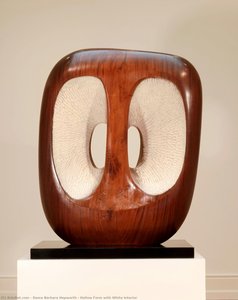 Hollow Form With White Interior — Barbara Hepworth