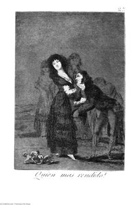 Wer Ist Mehr Überwältigt. — Francisco José De Goya Y Lucientes