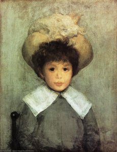 Arrangement In Grey. Portrait Of Master Stephen Manuel — James Abbott Mcneill Whistler