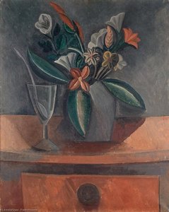 Fiori In Una Ciotola Grigia — Pablo Picasso