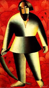 El Segador En Rojo — Kazimir Malevich