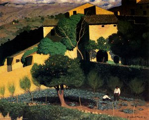 Landscape In Cagnes — Félix Vallotton