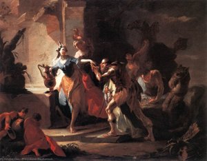 Rebecca And Eliezer — Franz Anton Maulbertsch