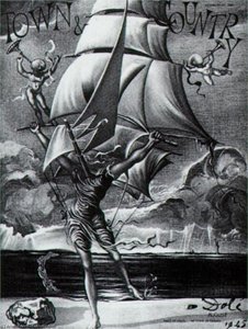 Pokój - Żona Przemieniająca Się W Łódź Z Aniołami — Salvador Dalí