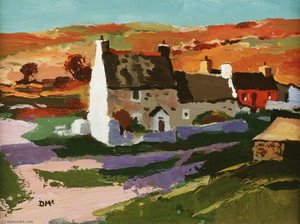Sunlight On Hill, Abereiddy — Donald Mcintyre