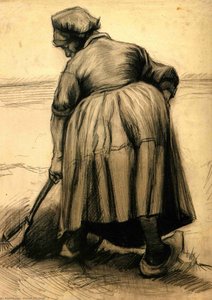 Femme Jardinant — Vincent Willem Van Gogh