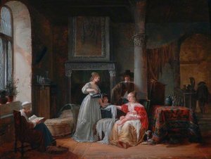 A Nursery Scene — Jean Baptiste Mallet