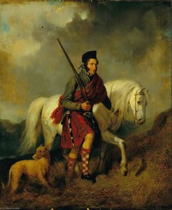 Highland Gillie And His Pony — Sir William Allan