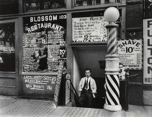 Blossom Restaurant, 103 Bowery, Manhattan — Berenice Abbott