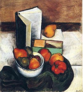 Still Life With Fruit And Vegetables — Thomas Hart Benton