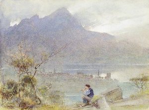 Stansstad And Pilatus, Switzerland — Albert Goodwin