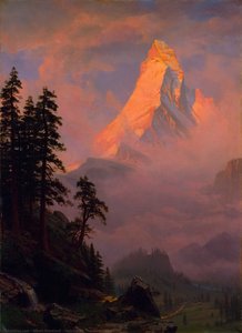 Alba Sul Cervino — Albert Bierstadt