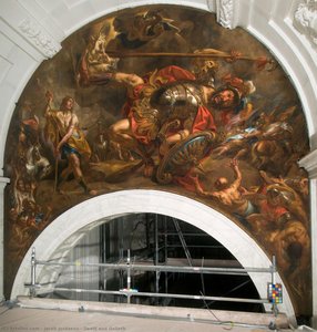 David And Goliath — Jacob Jordaens