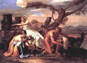The Infant Jupiter Nurtured by the Goat Amalthea