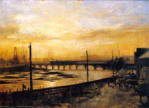Falls Bridge, Melbourne — Frederick Mccubbin