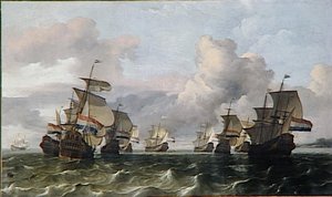 Escadre Neerlandaise De La Compagnie Des Indes — Ludolf Backhuysen I